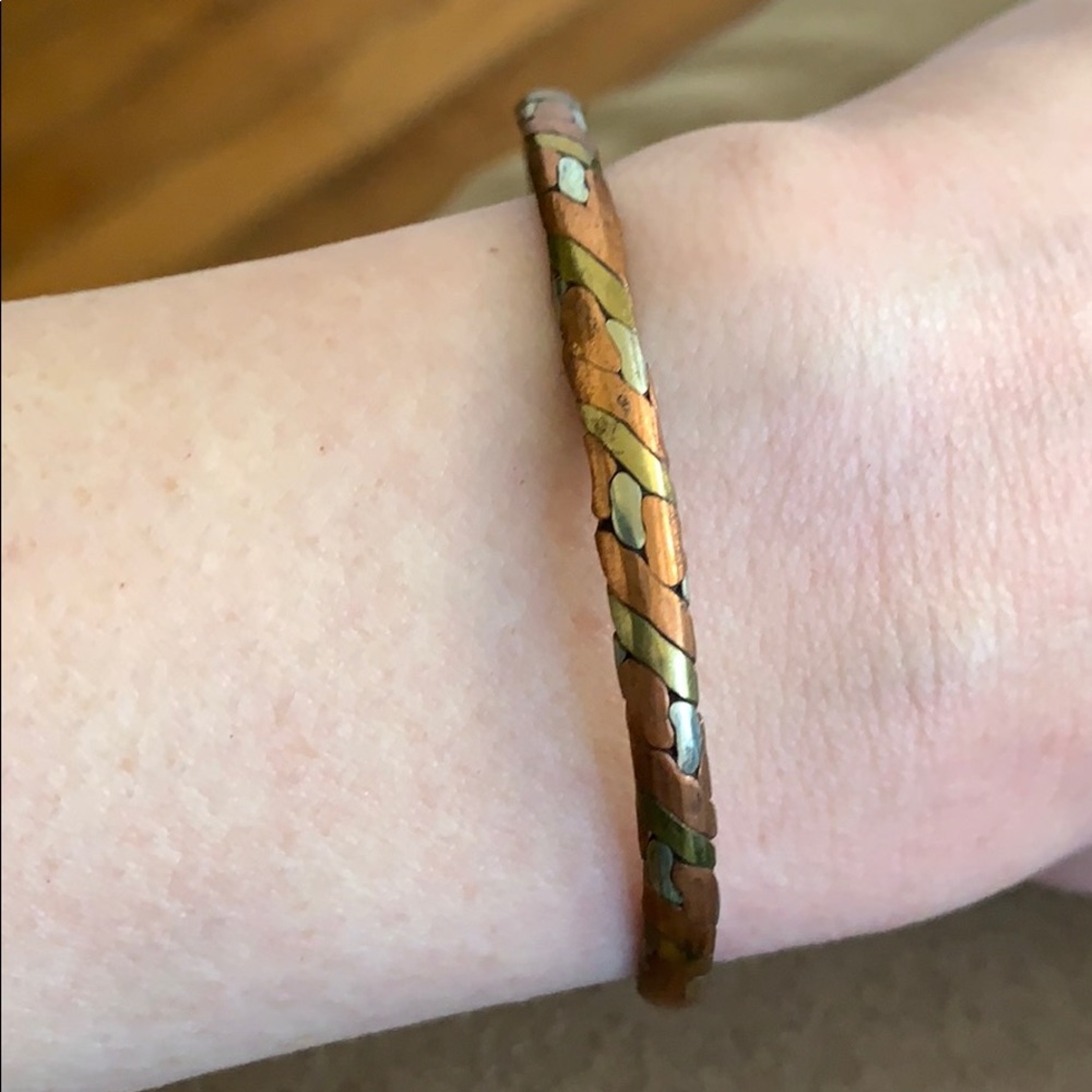 Copper and Brass cuff